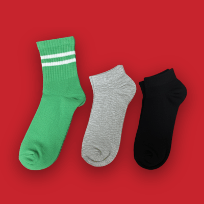 Alternative view of Pack x3 Tenis a Rayas + Soquetes